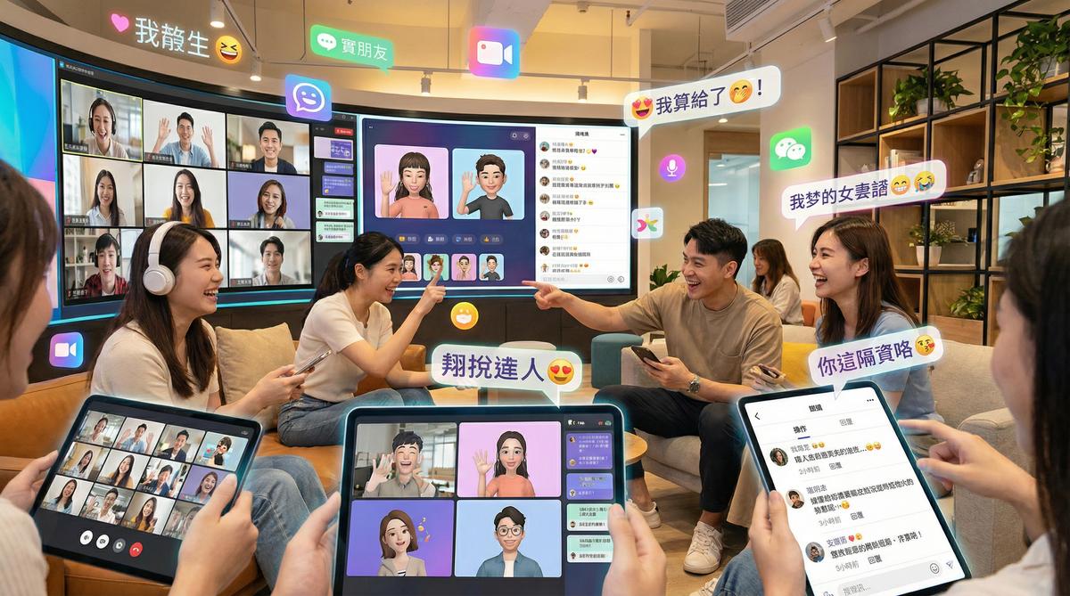 玩物社区甜心社区互动场景